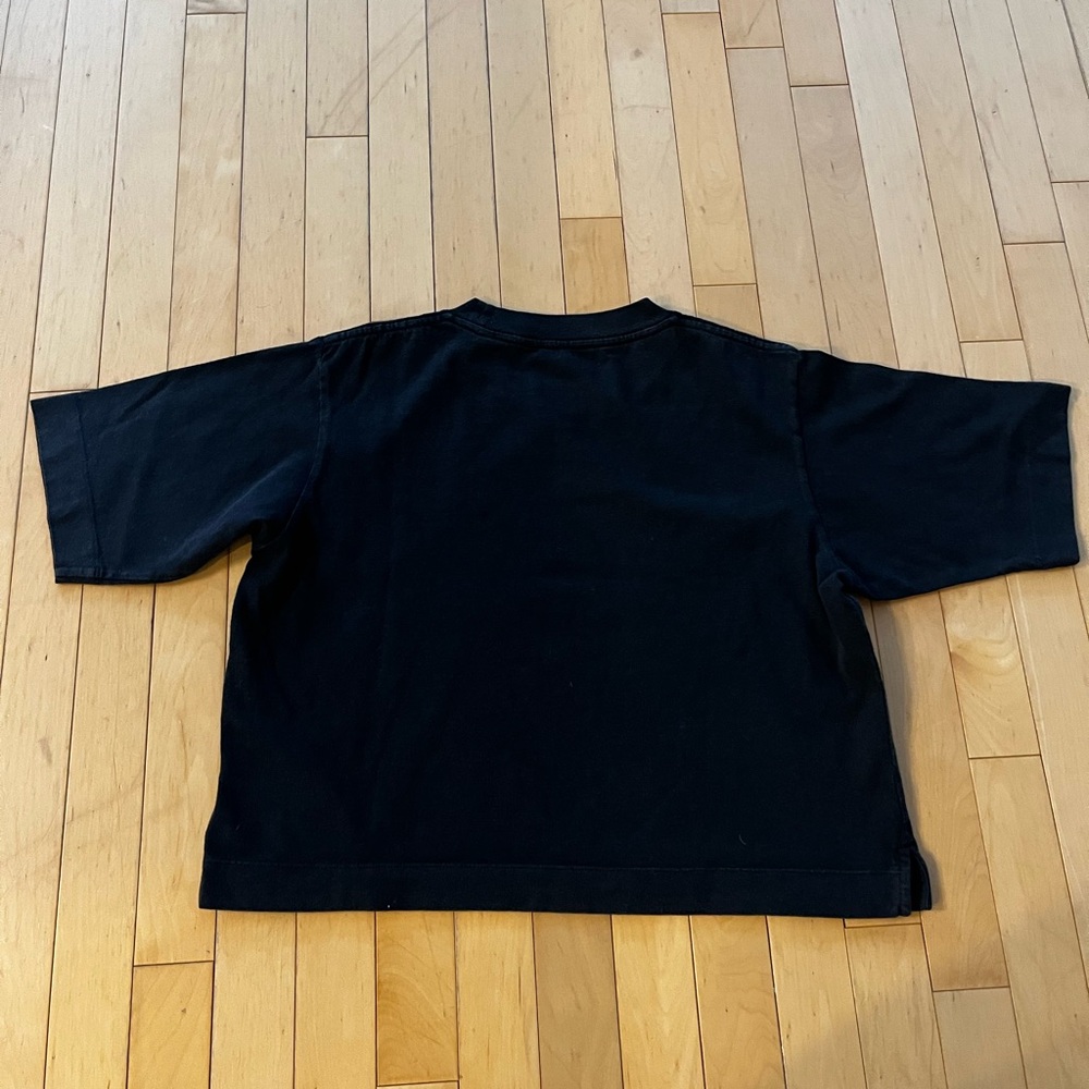 The Kooples Black T-Shirt with Sunset Graphic - Picture 8 of 8
